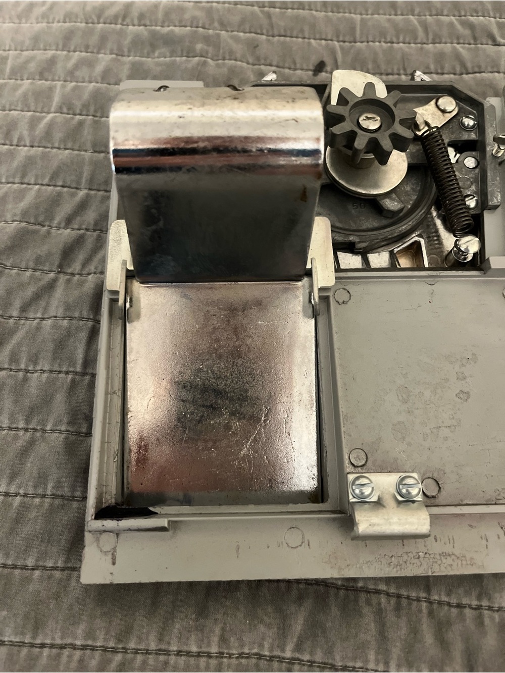 Northwestern 50 Cent Coin Mech & front of 2” Capsule Machine - Picture 6 of 13